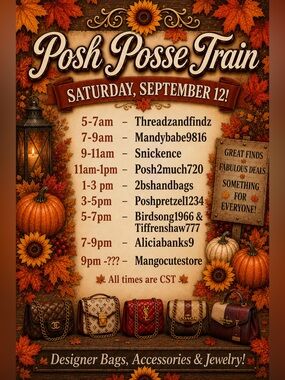 Posh Posse Train w/@tiffrenshaw777!